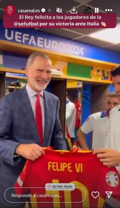 Felipe VI Eurocopa Instagram