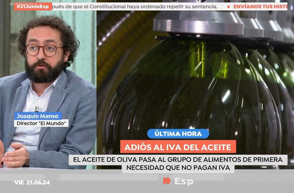 Joaquín Manso, Antena 3 Joaquín Manso, Antena 3