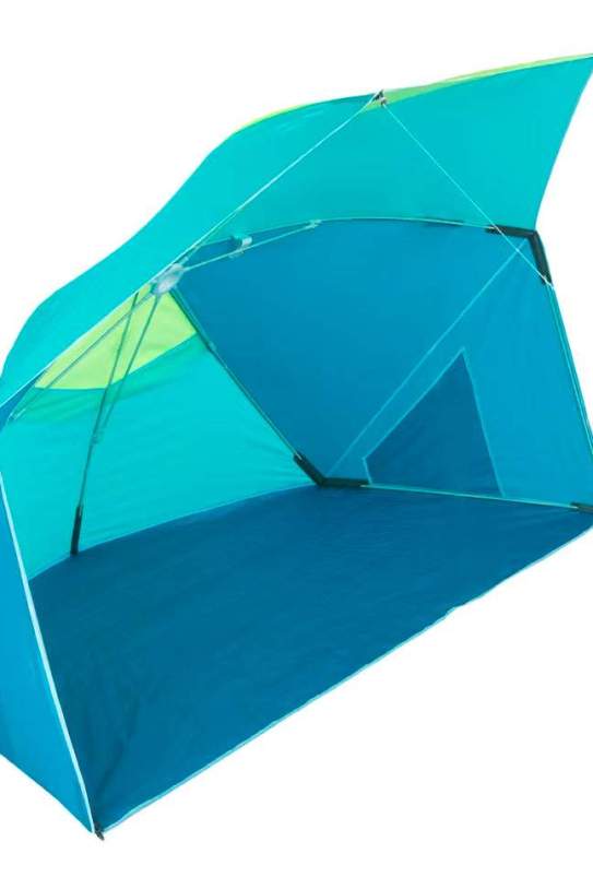 Para-sol refugi platja Iwiko 180 blau groc upf 50 + 3 places Para-sol refugi platja Iwiko 180 blau groc upf 50 + 3 places