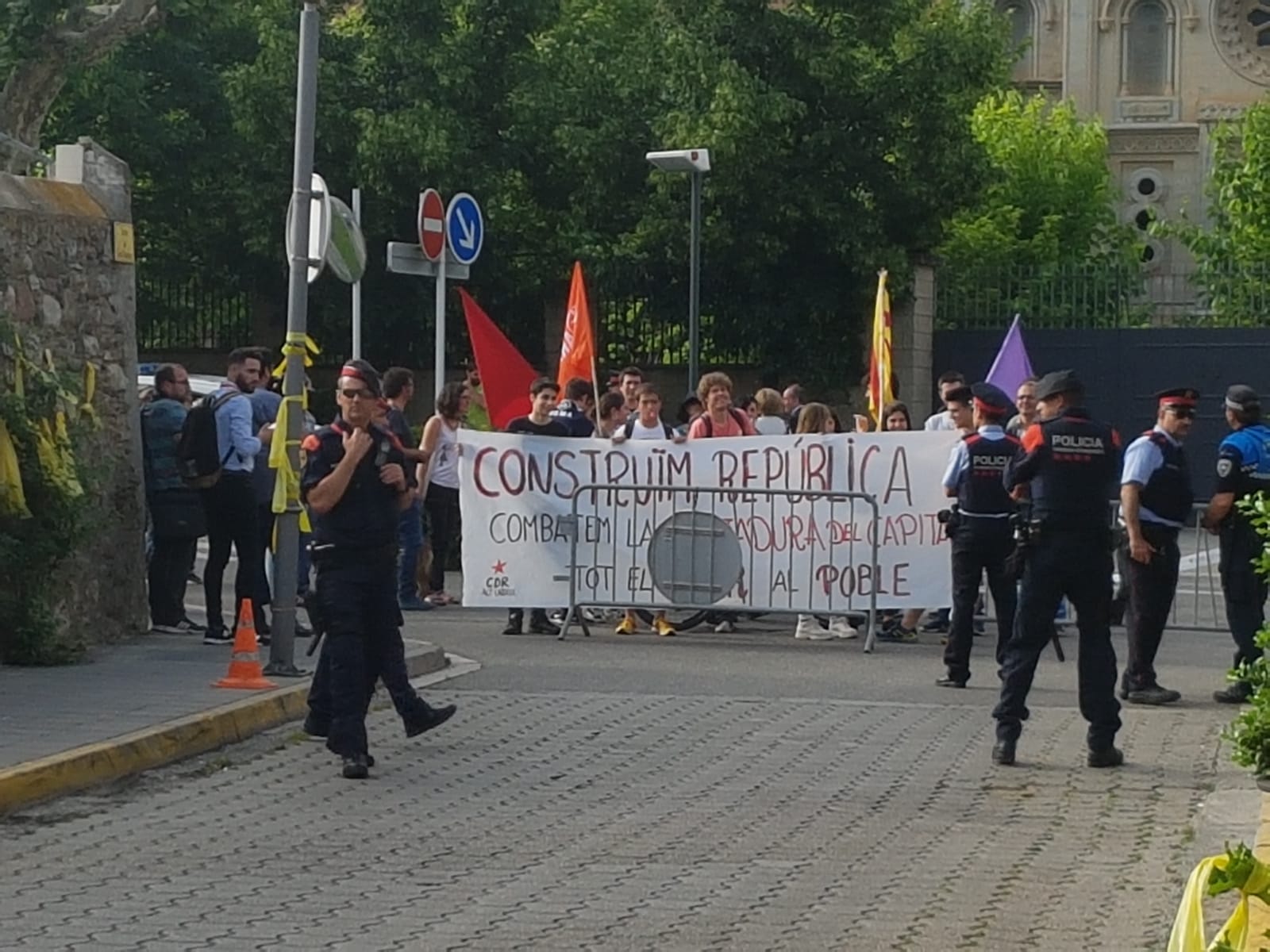 Abuchean a Meritxell Batet en La Seu d'Urgell