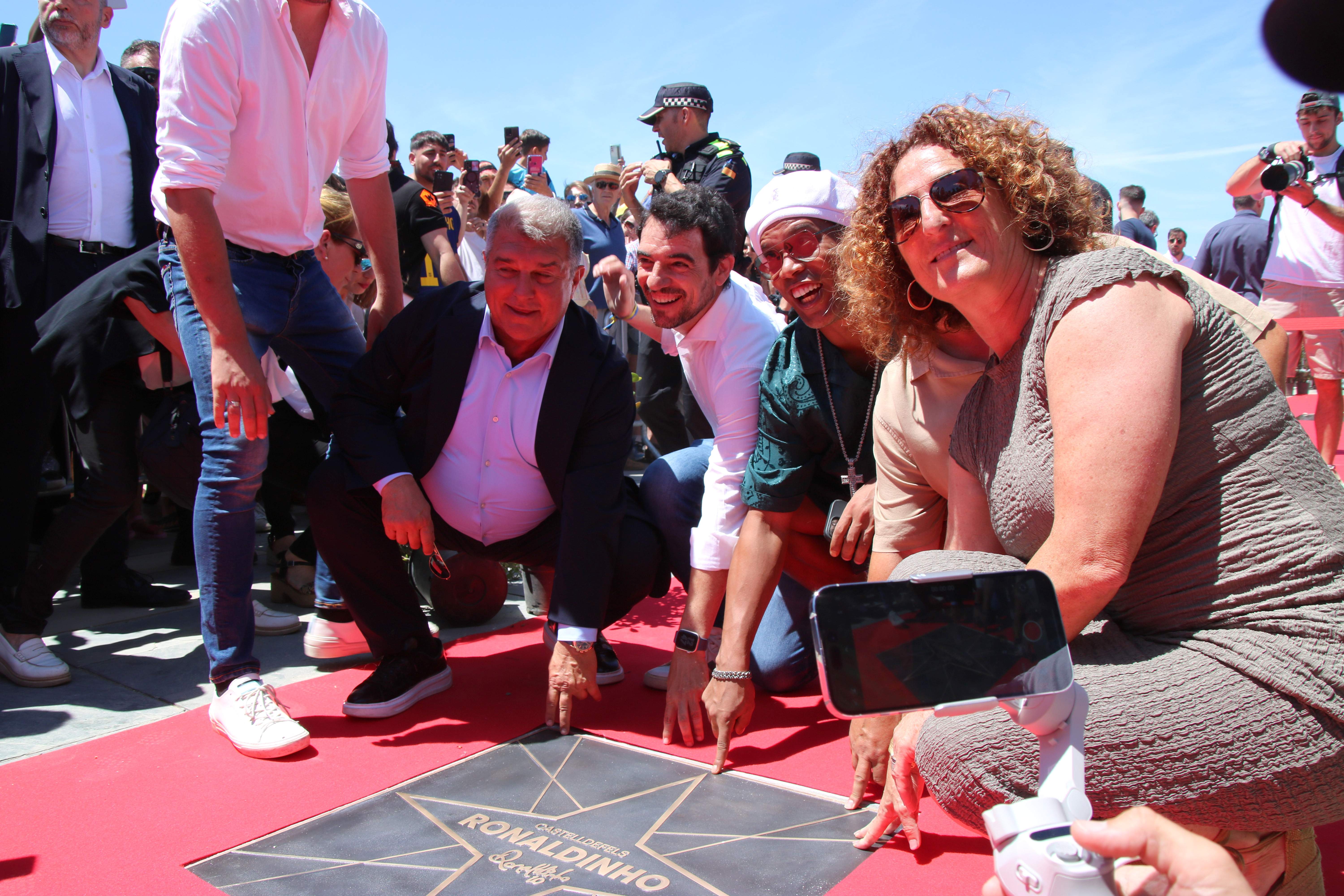 Una ciudad catalana estrena un 'paseo de la fama' y se reivindica como a Hollywood del sur de Europa