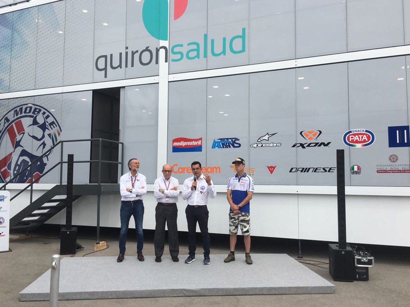 Quirónsalud y Dorna inauguran una nueva Clínica Móvil en MotoGP