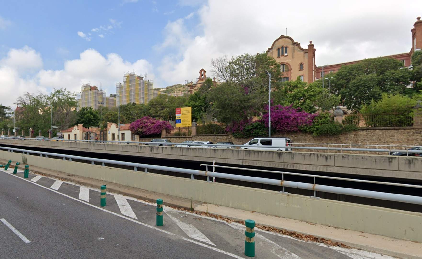 Comencen les obres de cobertura d’un tram de la ronda de Dalt, amb primeres afectacions al trànsit