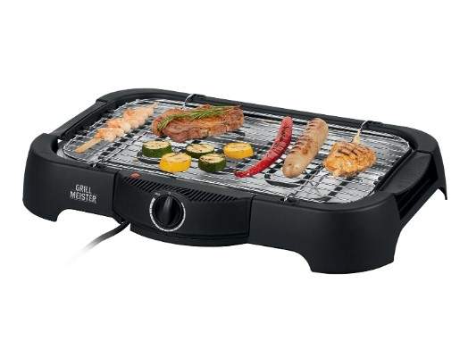 Barbacoas saludables sin grasa con la plancha eléctrica de sobremesa de Lidl