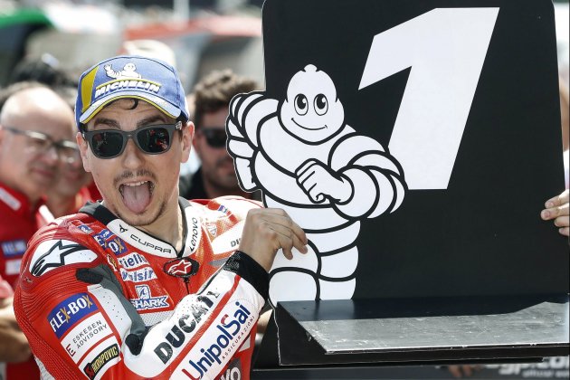Jorge Lorenzo Ducati Catalunya pole EFE