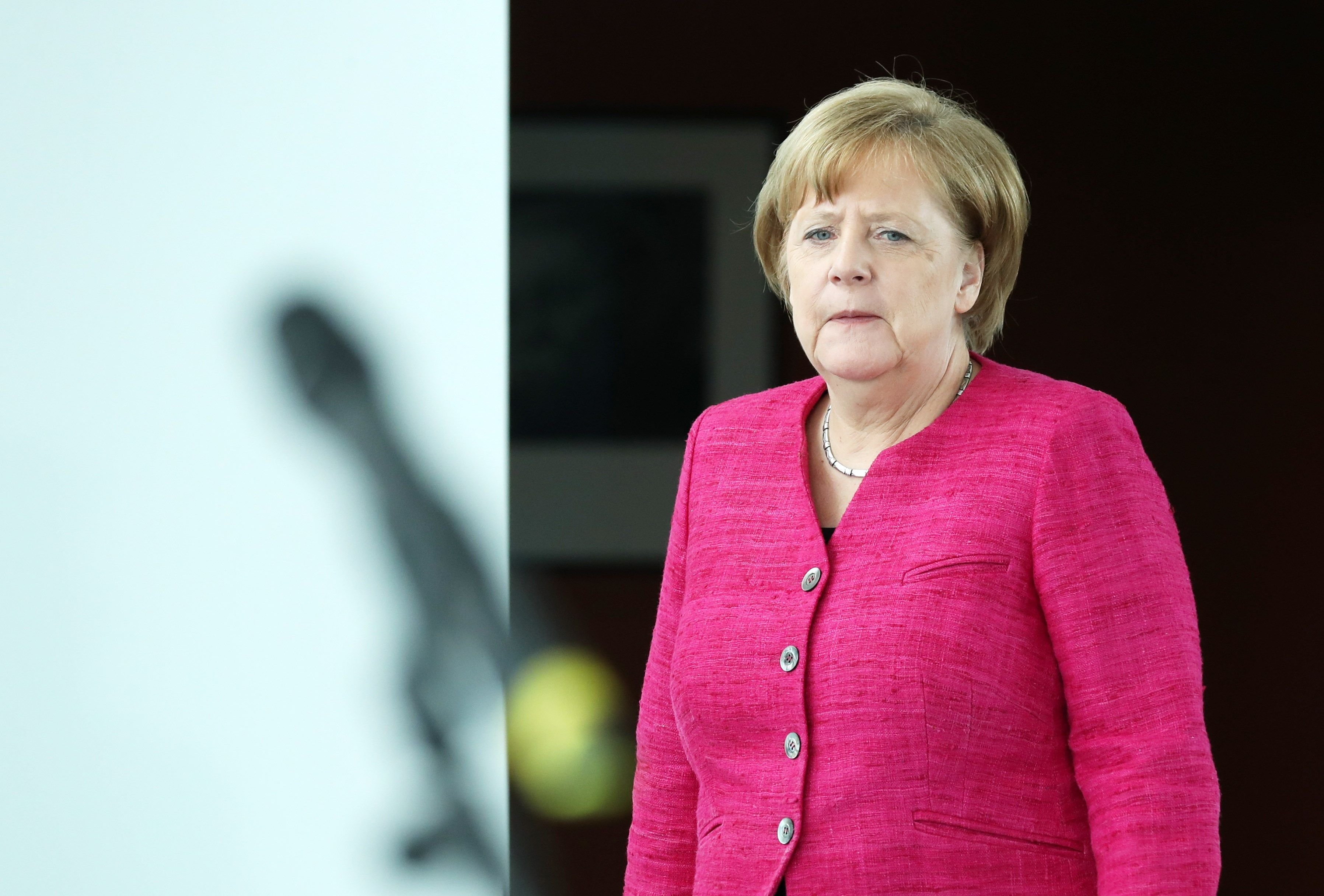 Aterrizaje de emergencia del avión de Merkel
