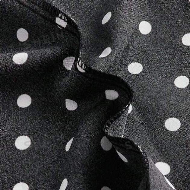 Pantalons de cama ampla amb estampat de pigues|llunes de cossatge alt Privé Pantalons de cama ampla amb estampat de pigues|llunes de cossatge alt Privé