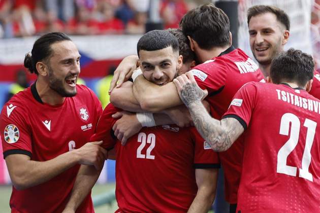 Mikautadze gol Georgia / Foto: EFE Mikautadze gol Georgia / Foto: EFE