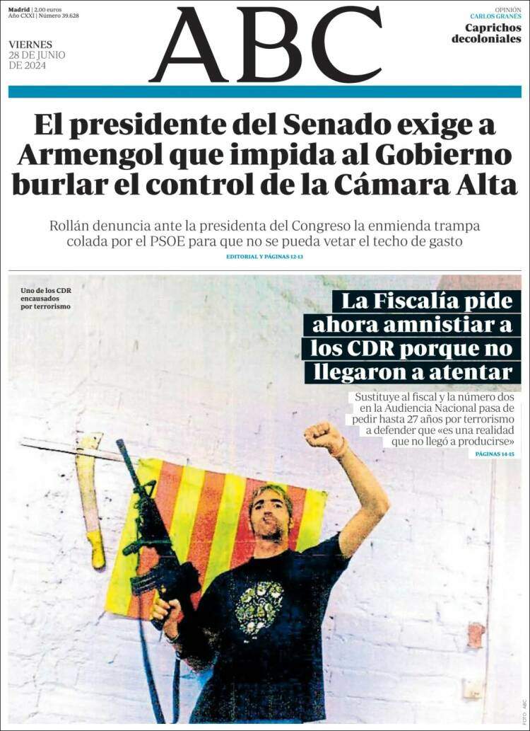 Portada 'ABC' Portada 'ABC'