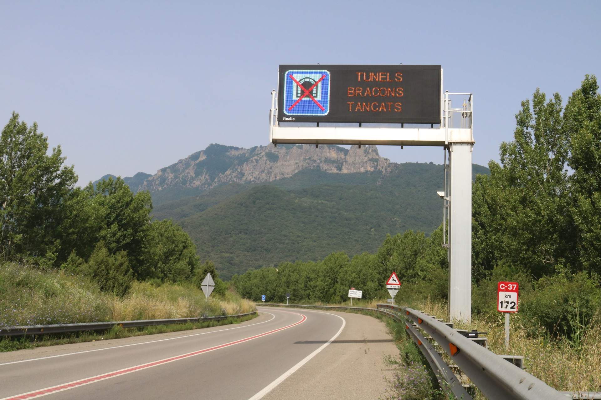 Reabierto el túnel de Bracons, después de horas cerrado