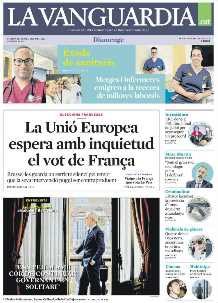 'La Vanguardia' 30 CAT 'La Vanguardia' 30 CAT