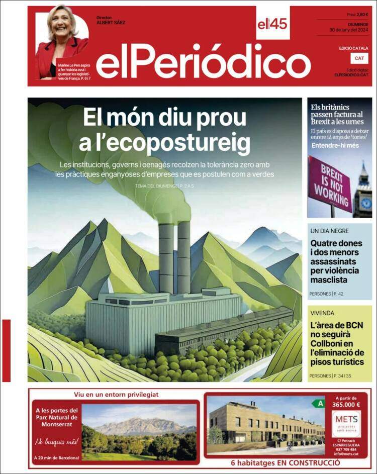 'El Periódico' 30 CAT 'El Periódico' 30 CAT