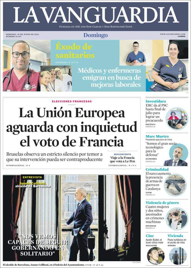 'La Vanguardia' 30 CAST 'La Vanguardia' 30 CAST