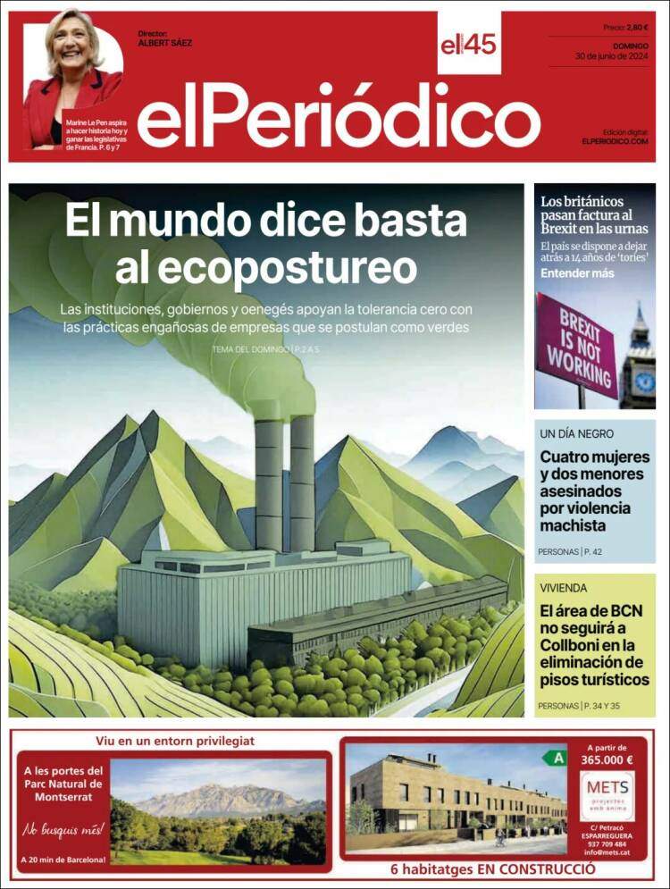 'El Periódico' 30 CAST 'El Periódico' 30 CAST