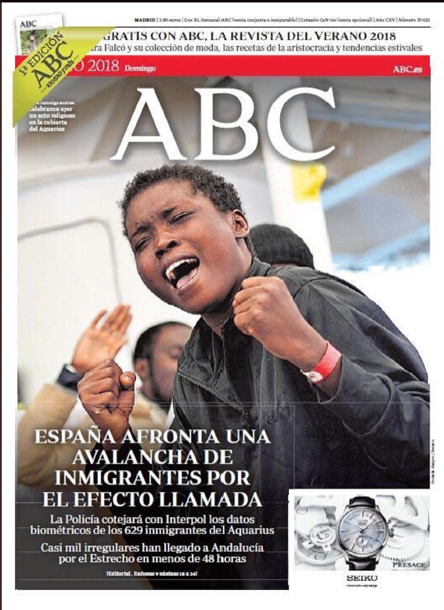 'ABC' vuelve a sacar su peor cara (ahora por "la avalancha de inmigrantes")