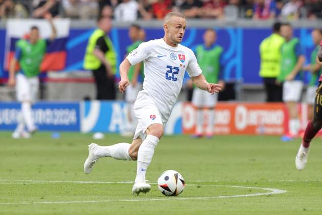 Stanislav Lobotka disputando la Eurocopa 2024 con Eslovaquia Europa Press