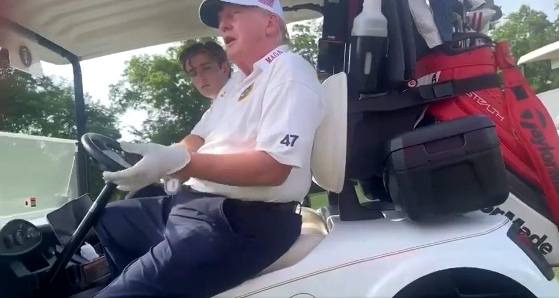 El vídeo on Trump titlla Biden de "munt de merda"