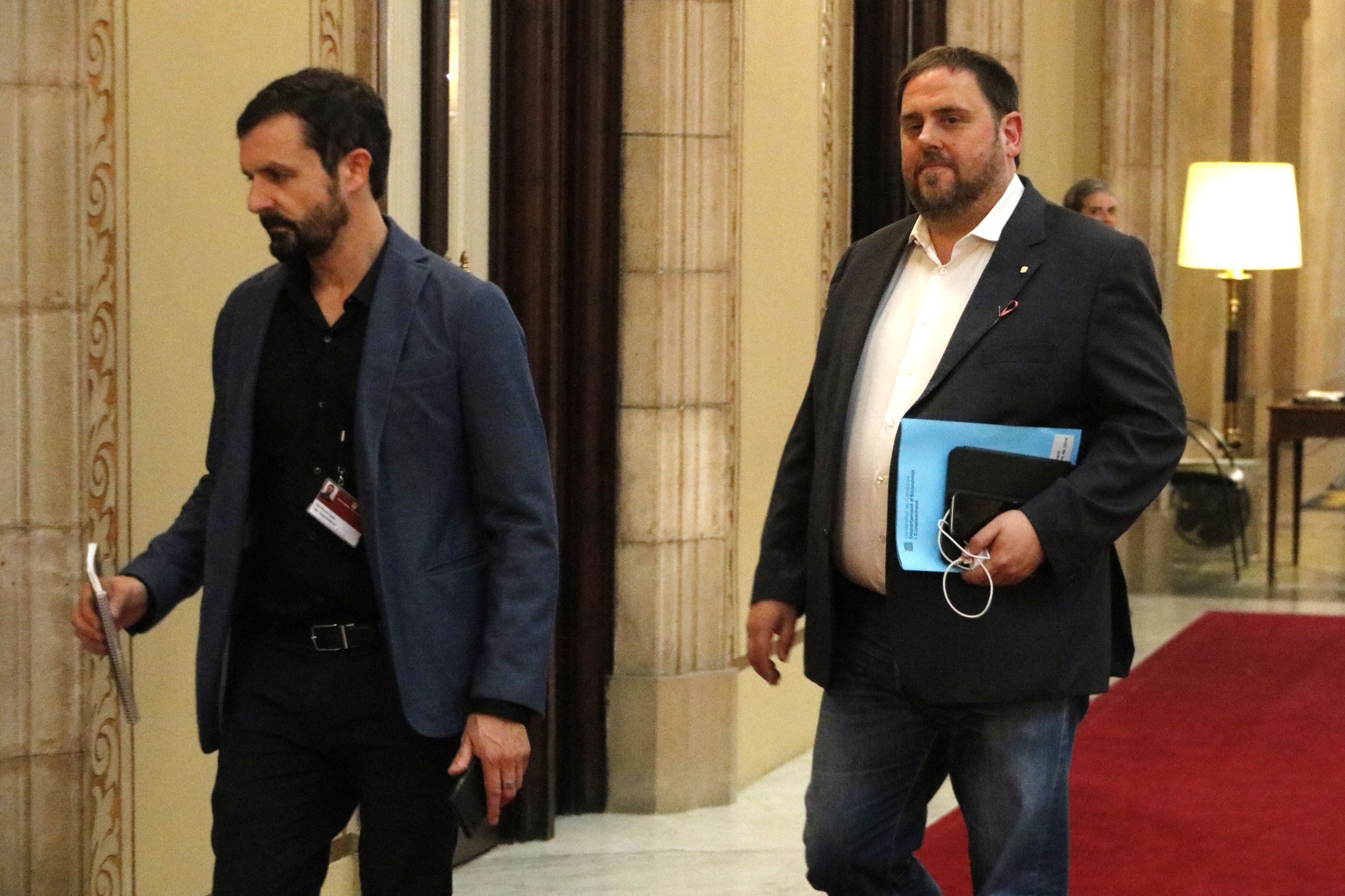 Junqueras i Iceta es reuneixen per parlar dels pressupostos i del PP