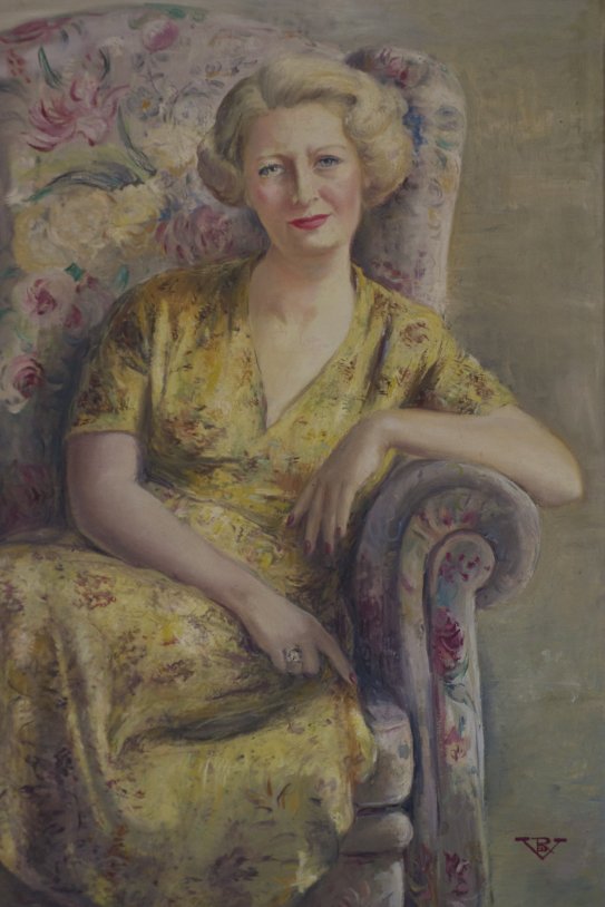 Elisabeth Mulder. Cuadro de Rosario de Velasco, 1950