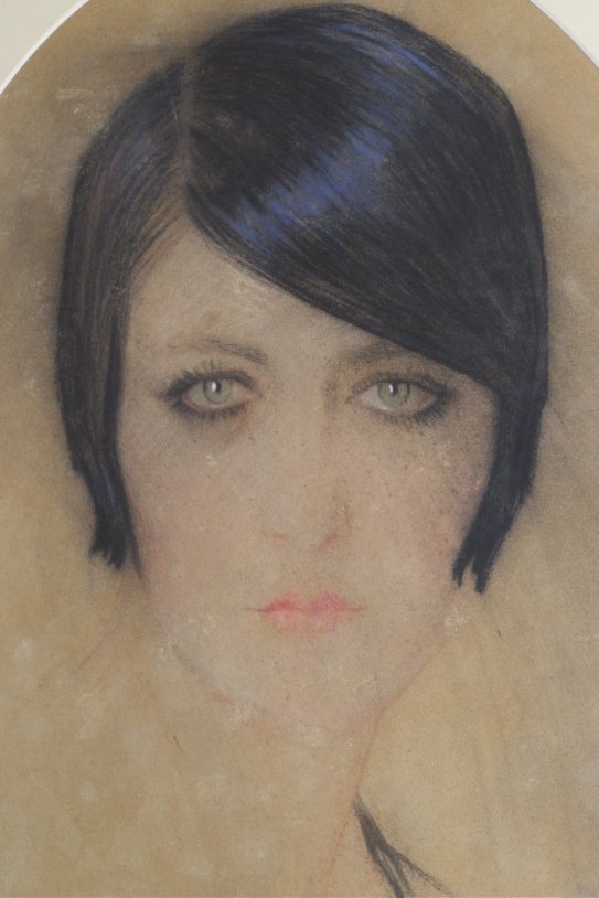Elisabeth Mulder. Retrato realizado por su padre, Enrique Mulder, 1920