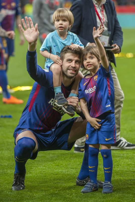 Gerard Piqué, Milan y Sasha / Instagram Gerard Piqué, Milan y Sasha / Instagram