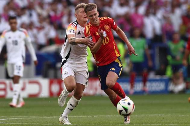 Kroos falta Dani Olmo / Foto: EFE Kroos falta Dani Olmo / Foto: EFE