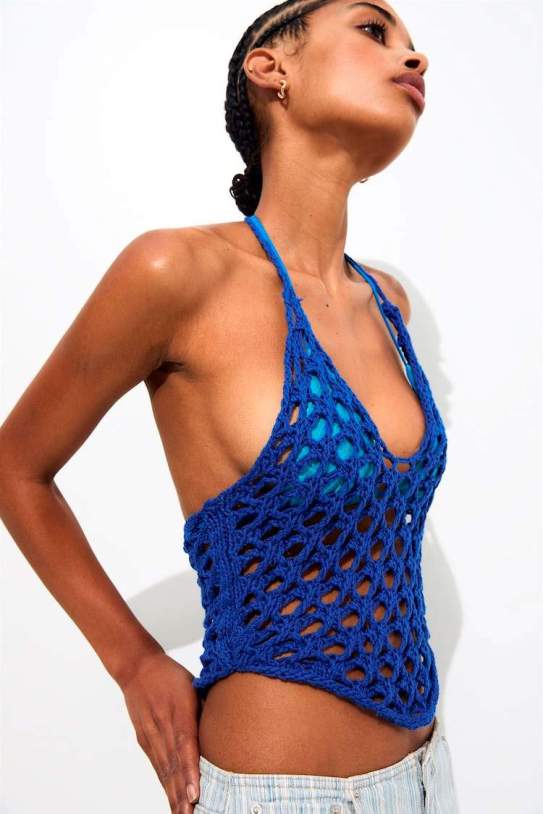 Top halter crochet Top halter crochet