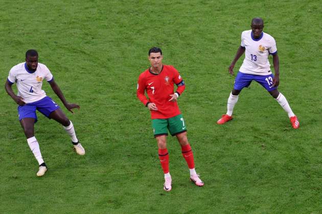 Kanté Upamecano Cristiano Ronaldo / Foto: EFE Kanté Upamecano Cristiano Ronaldo / Foto: EFE
