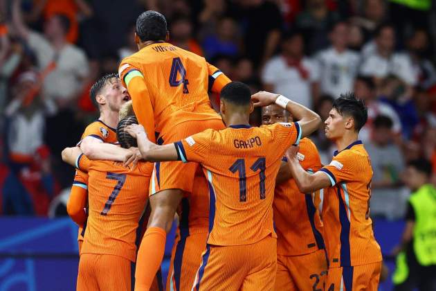 Países Bajos Turquía celebración gol / Foto: EFE Países Bajos Turquía celebración gol / Foto: EFE