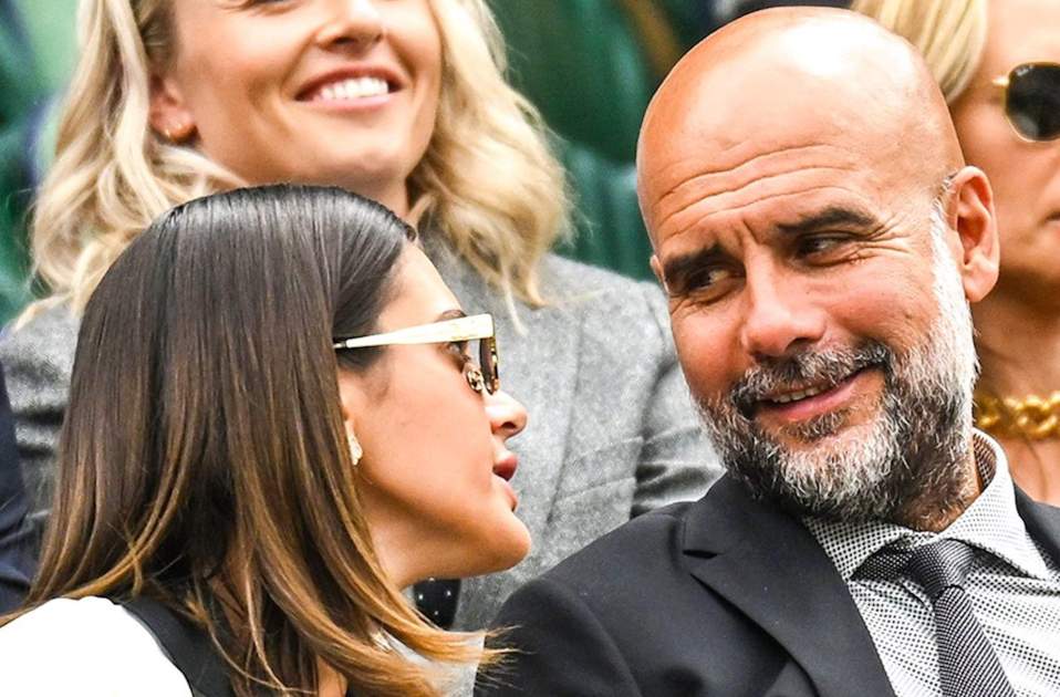 Pep i MARIA Guardiola Wimbledon EFE Pep i MARIA Guardiola Wimbledon EFE
