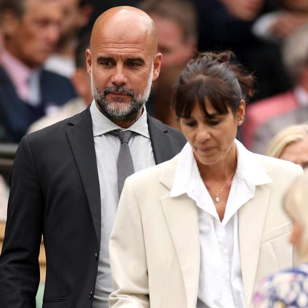 Pep Guardiola Cristina Serra Wimbledon EFE Pep Guardiola Cristina Serra Wimbledon EFE