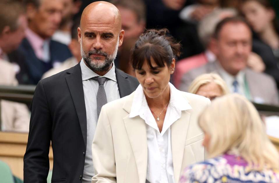 Pep Guardiola Cristina Serra Wimbledon EFE Pep Guardiola Cristina Serra Wimbledon EFE