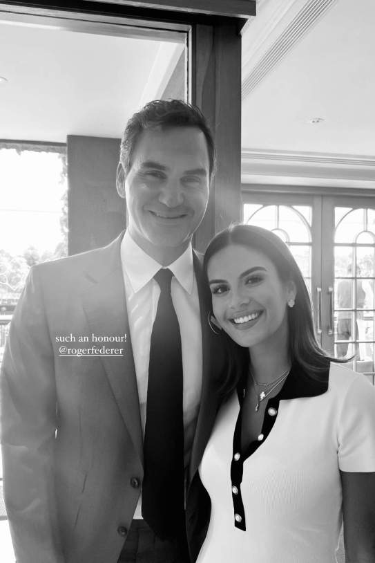 Roger Federer i Maria Guardiola Ig Roger Federer i Maria Guardiola Ig