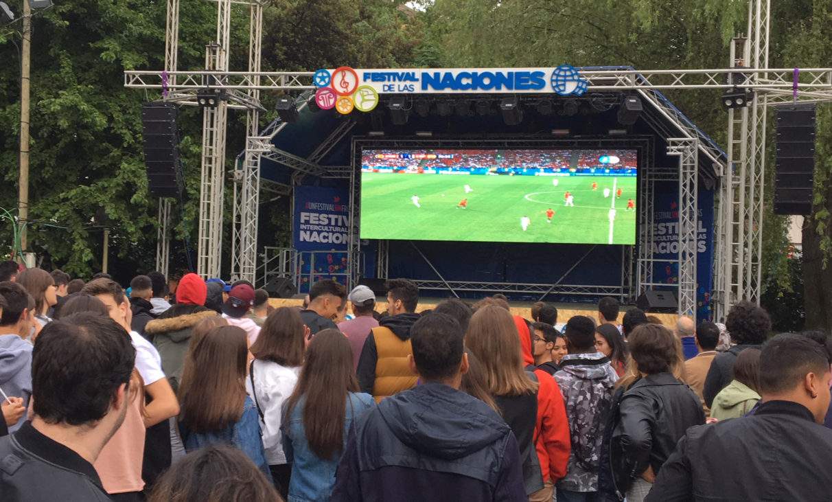 La classificació d'Espanya per a semifinals de l'Eurocopa dispara la demanda de pantalles LED gegants