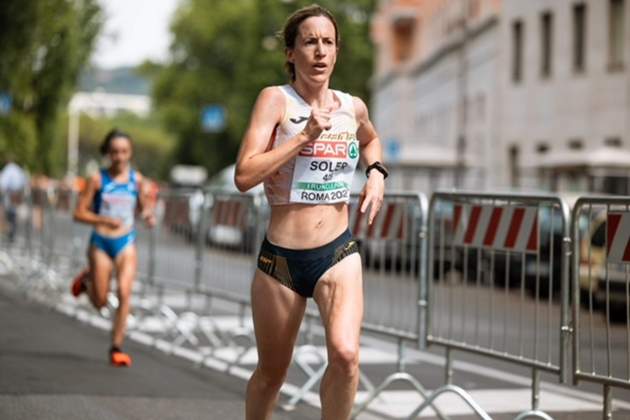 Meritxell Soler a la marató de Roma / Foto: Meritxell Soler Meritxell Soler a la marató de Roma / Foto: Meritxell Soler