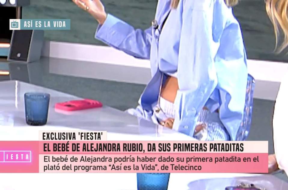 Barriga Alejandra Rubio se mueve, Telecinco Barriga Alejandra Rubio se mueve, Telecinco