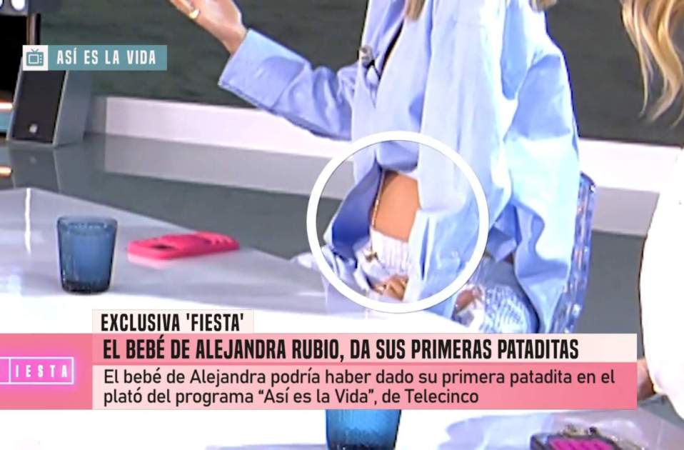 Barriga|Panza Alejandra Rubio se mueve, Telecinco Barriga|Panza Alejandra Rubio se mueve, Telecinco