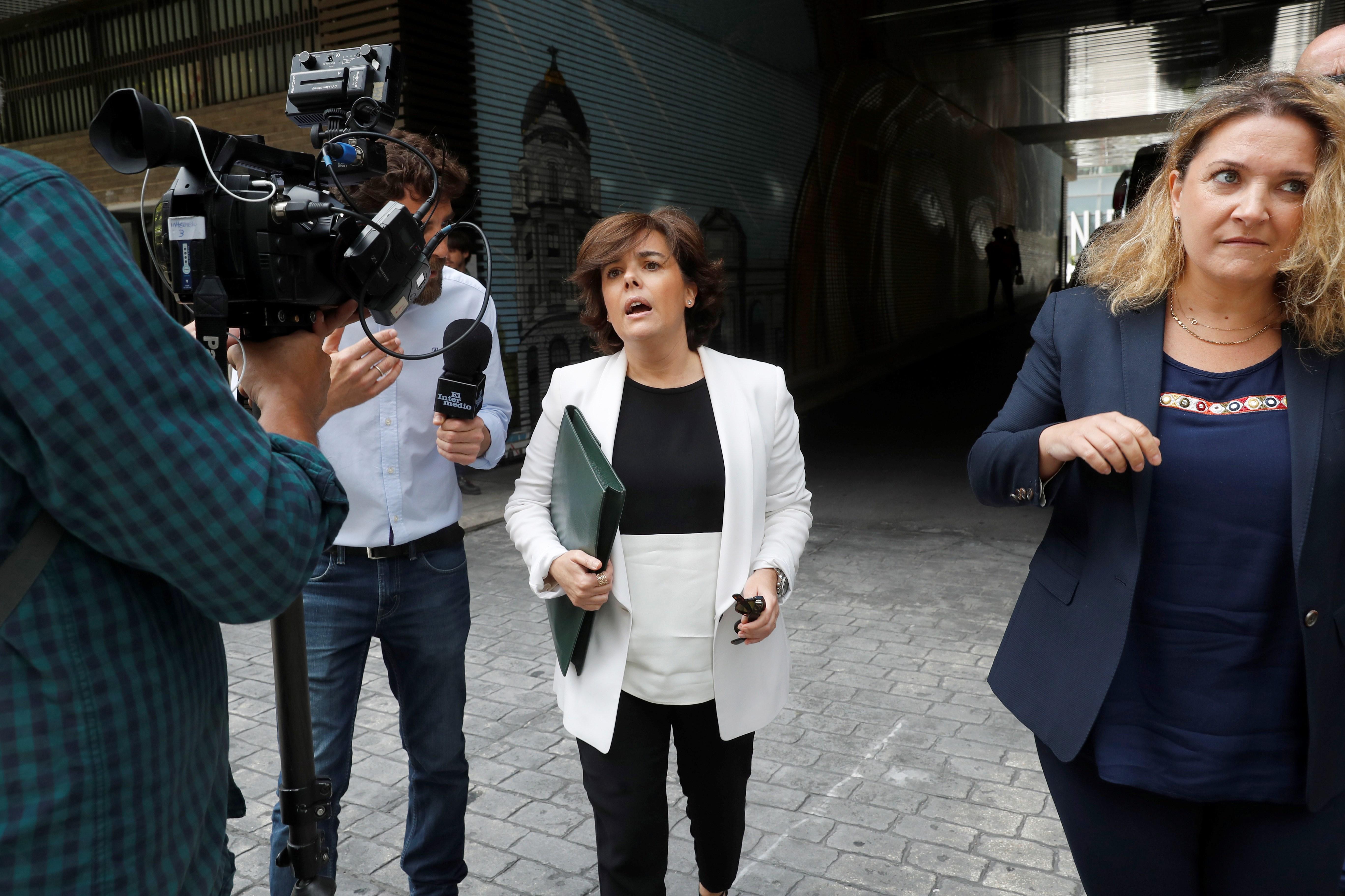 Soraya Sáenz de Santamaría presenta candidatura a la presidència del PP