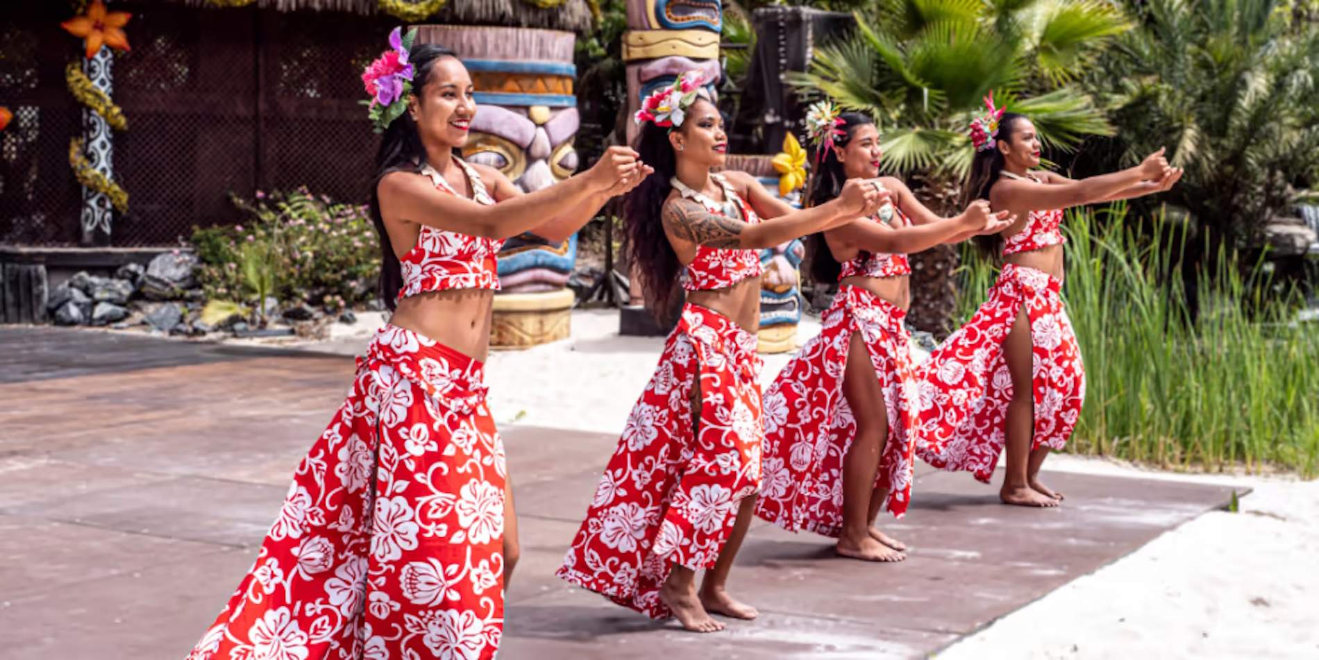 bailarinas aloha tahiti portaventura