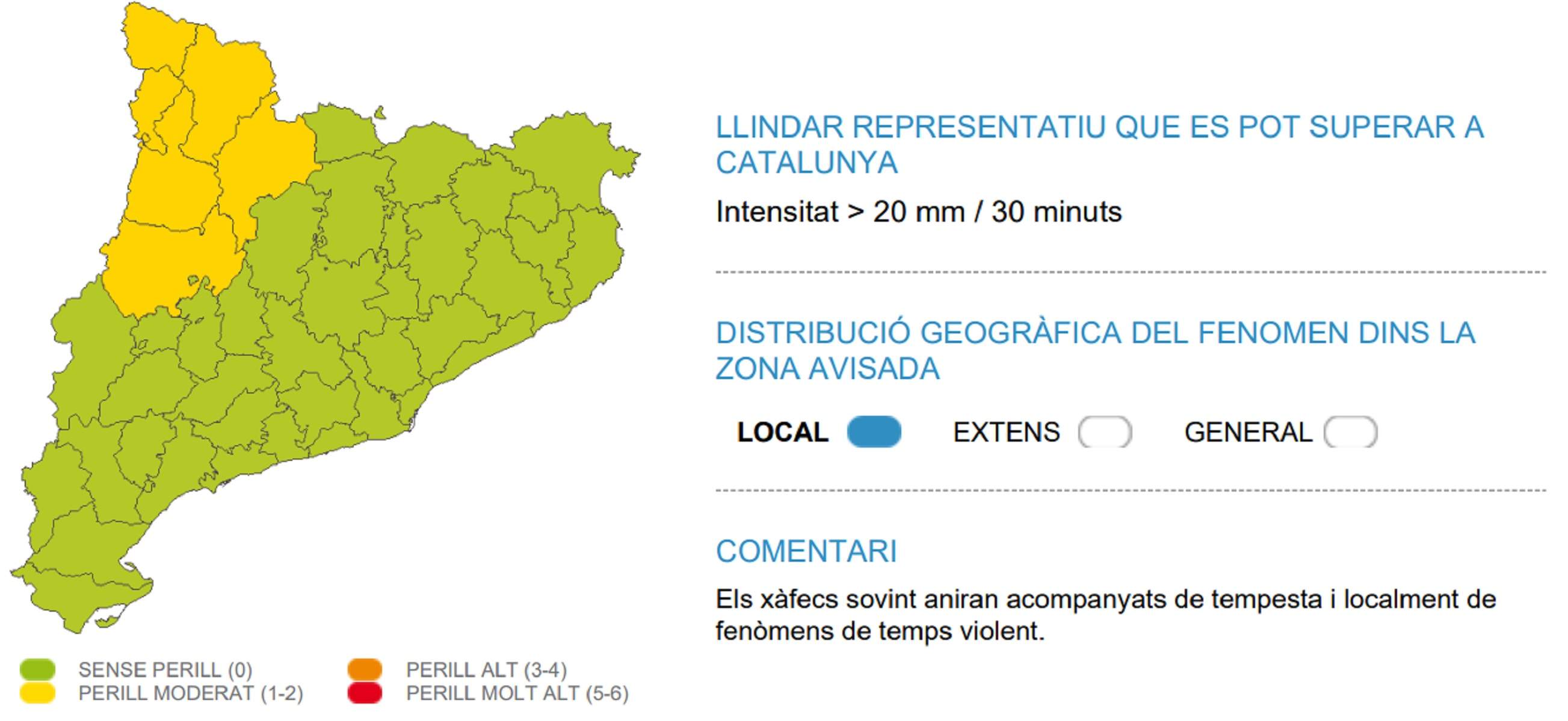 Alerta por|para fuertes tormentas este jueves, 11 de julio en Catalunya Meteocat Alerta por|para fuertes tormentas este jueves, 11 de julio en Catalunya Meteocat