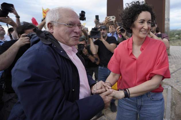 marta rovira i lluís puig retorn exiliats salses cantallops foto efe marta rovira i lluís puig retorn exiliats salses cantallops foto efe