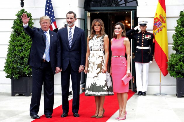 trump melania rei felip vi letizia - efe