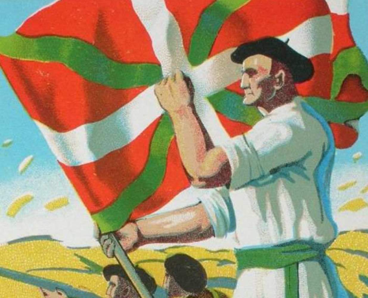 Izan la ikurriña por primera vez en la historia
