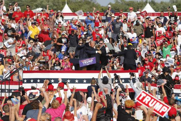 tiroteig trump EFE/EPA/DAVID MAXWELL tiroteig trump EFE/EPA/DAVID MAXWELL