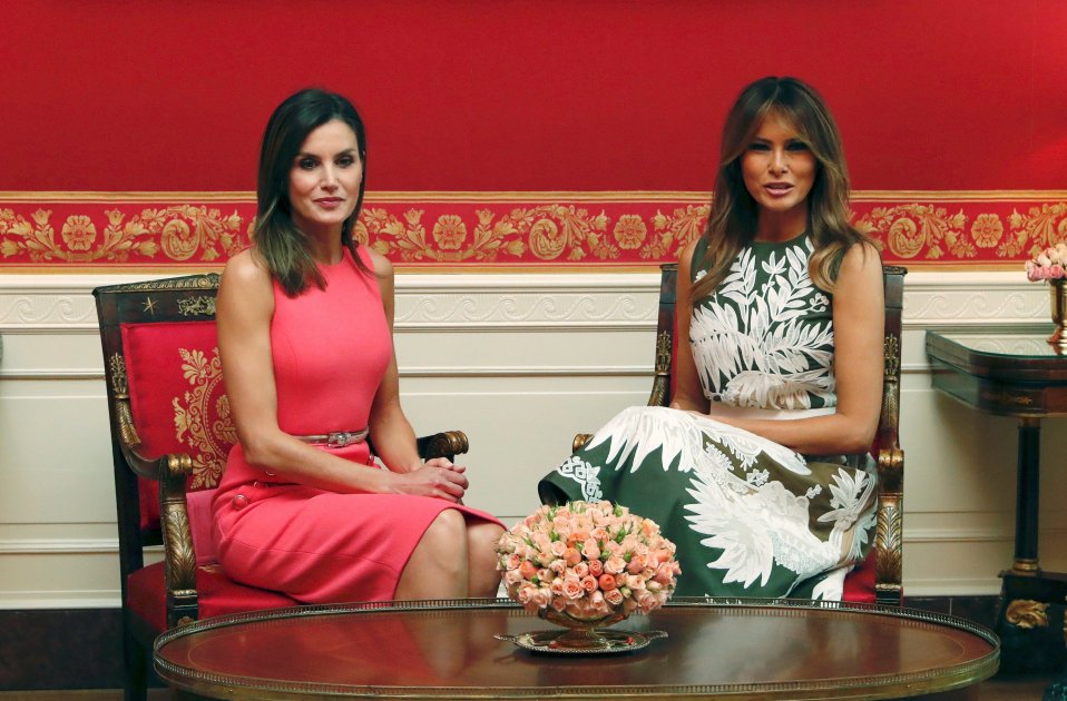 Letícia i Melania te i pastes  EFE