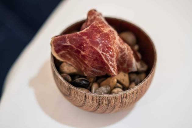 El excepcional korokke de cecina de wagyu de Ikigai Velazquez / Foto: Marta Garreta El excepcional korokke de cecina de wagyu de Ikigai Velazquez / Foto: Marta Garreta