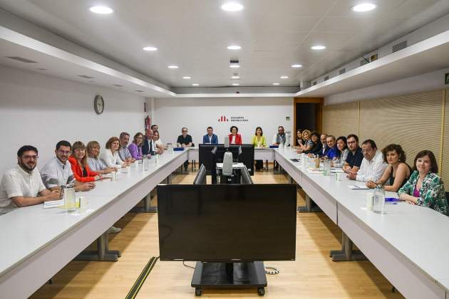 Permanent d'ERC, Pere Aragonès, Marta Rovira, Marta Vilalta Marc Puig (ERC) Permanent d'ERC, Pere Aragonès, Marta Rovira, Marta Vilalta Marc Puig (ERC)