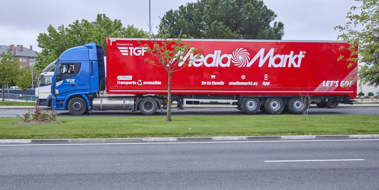 EuropaPress 5908426 camion mediamarkt EuropaPress 5908426 camion mediamarkt