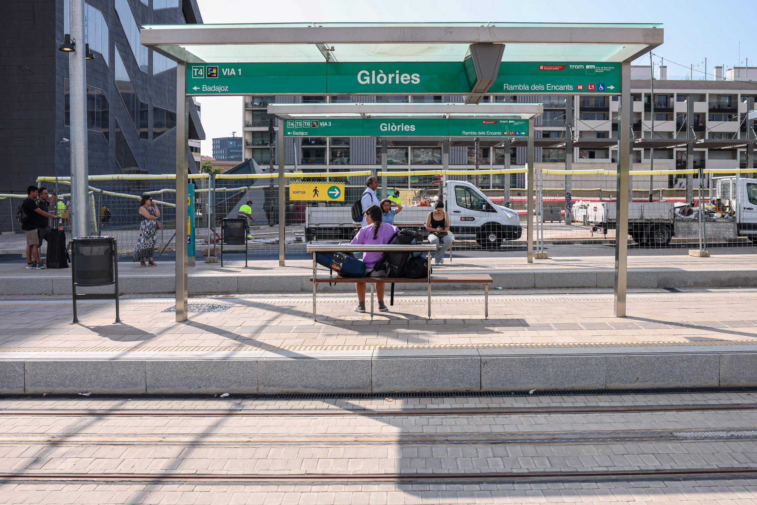Tres líneas del tranvía de Barcelona estarán parcialmente cortadas en verano