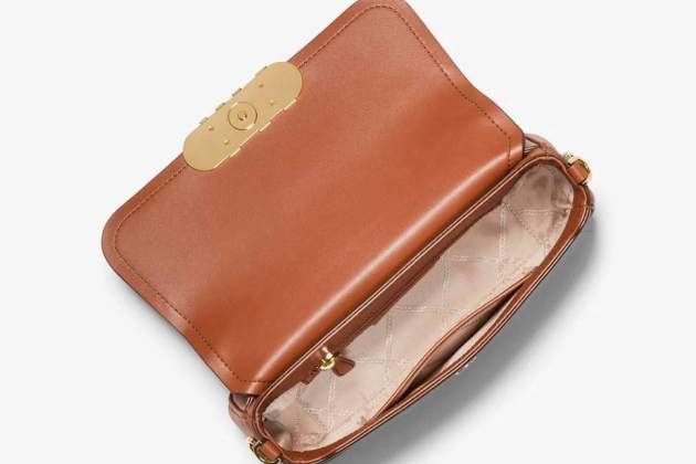 Bolso de hombro Parker de piel con asa de cadena intercambiable Michael Kors Bolso de hombro Parker de piel con asa de cadena intercambiable Michael Kors